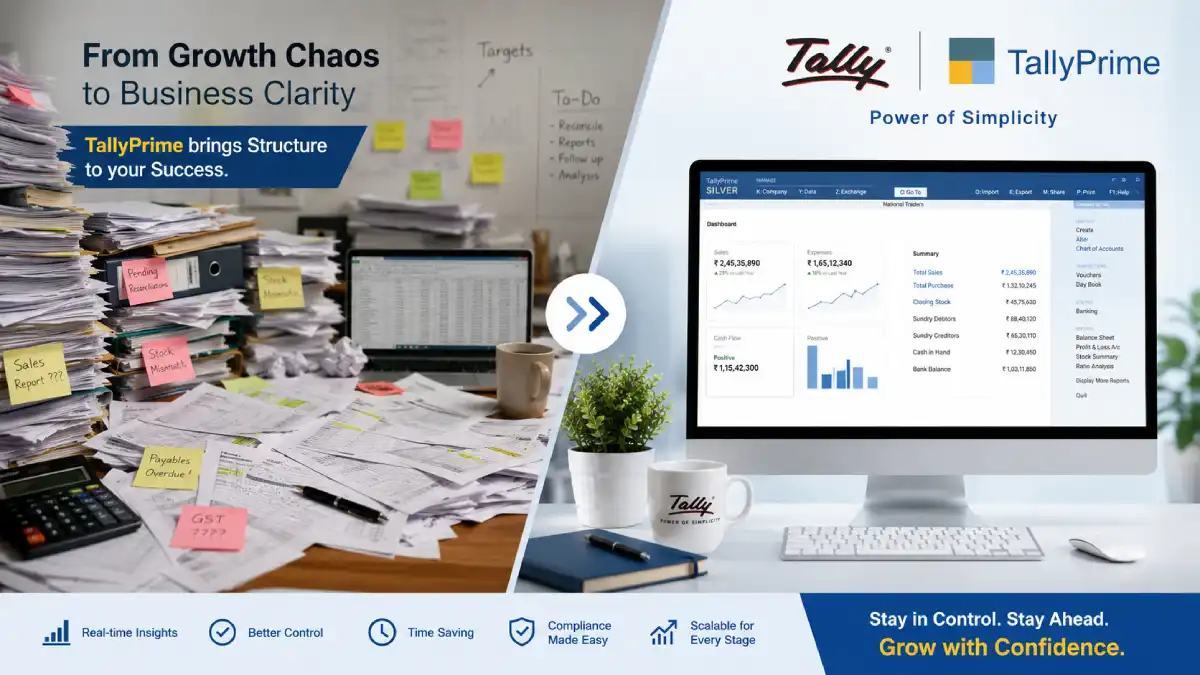 How TallyPrime Brings Structure to Fast-Growing Businesses